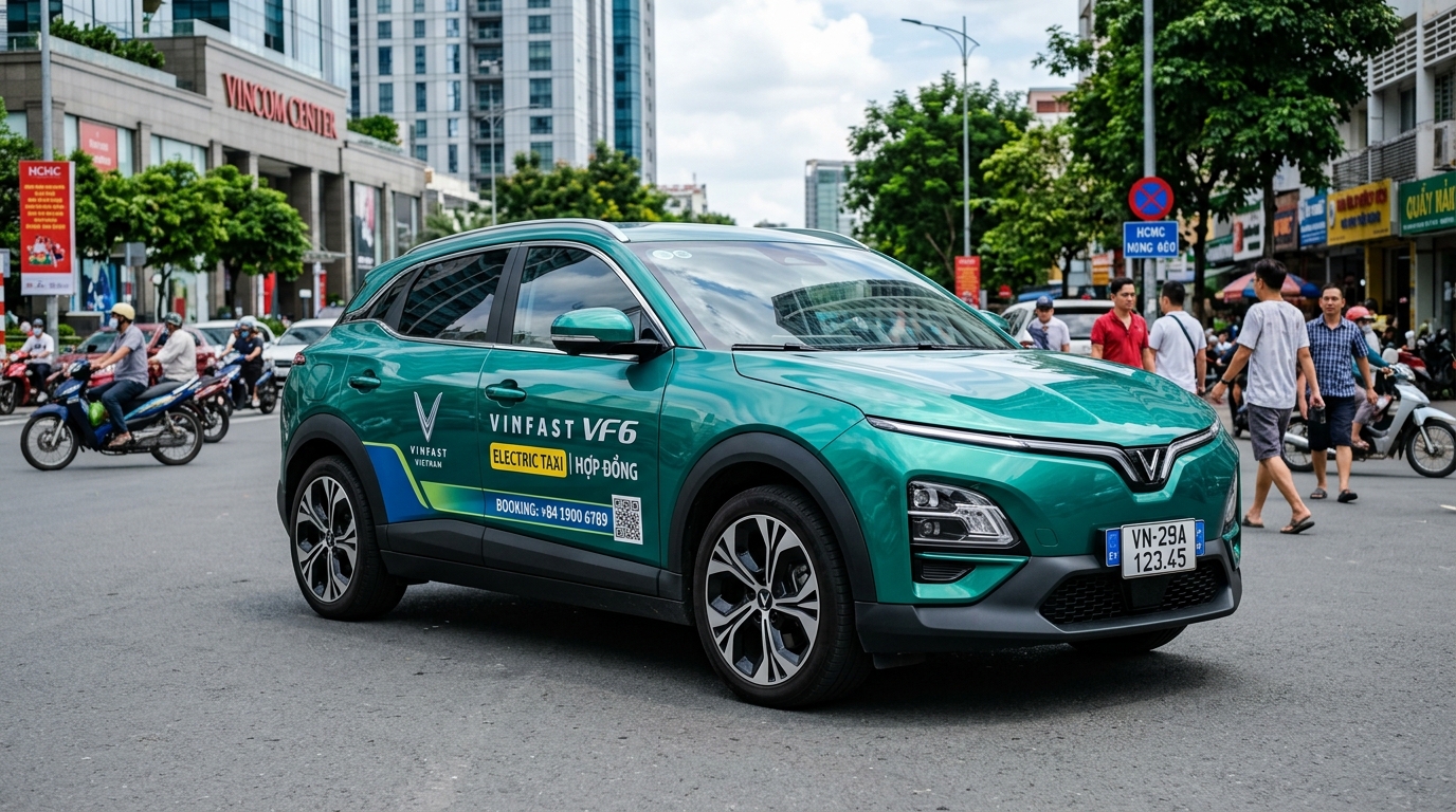 Thuê xe điện VinFast VF6 Vĩnh Long